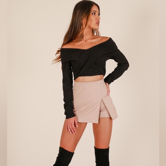 Showpo Mellow Out Skort in Blush - Picture 4 of 7